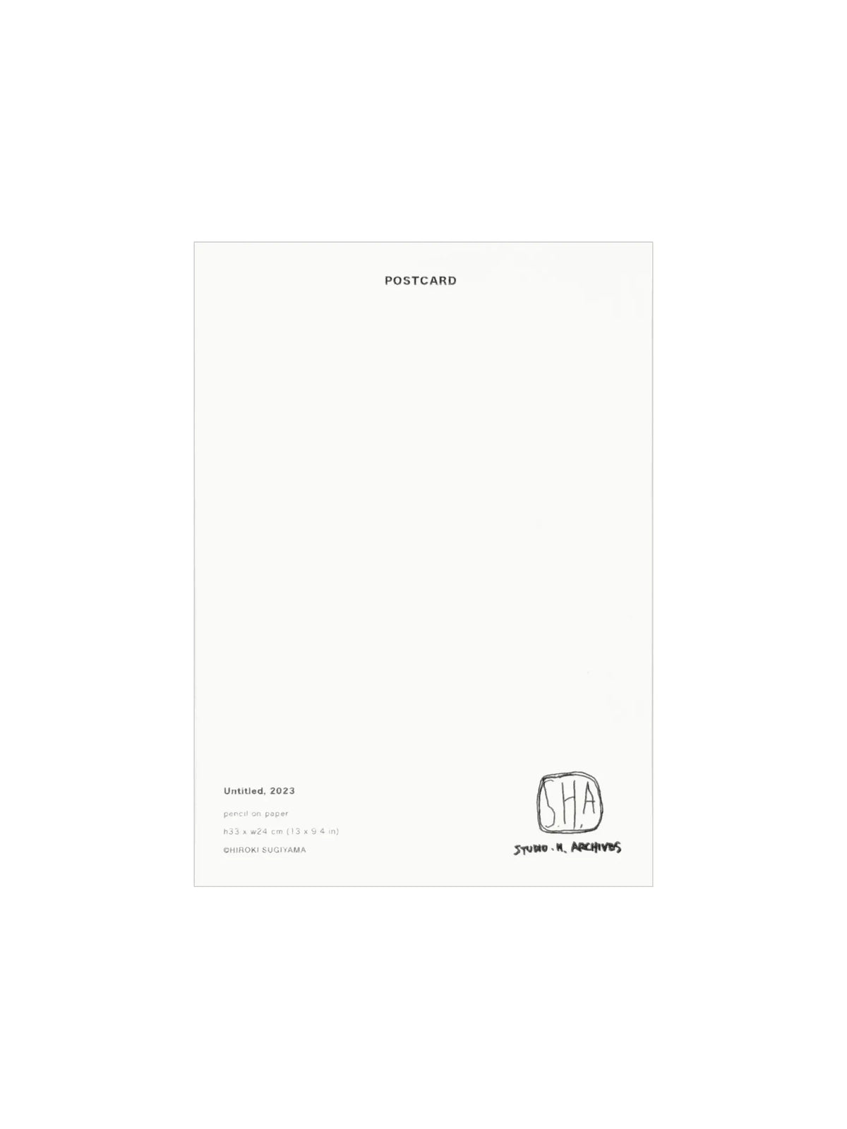 “UNTITLED” POSTCARD