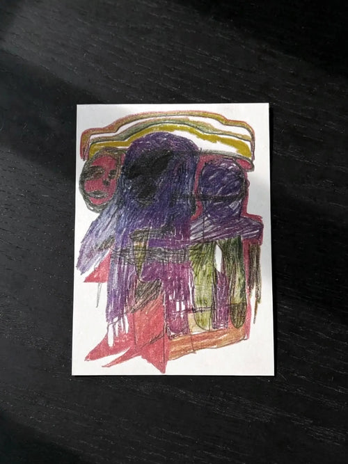 “BLUE SHADOWS” POSTCARD