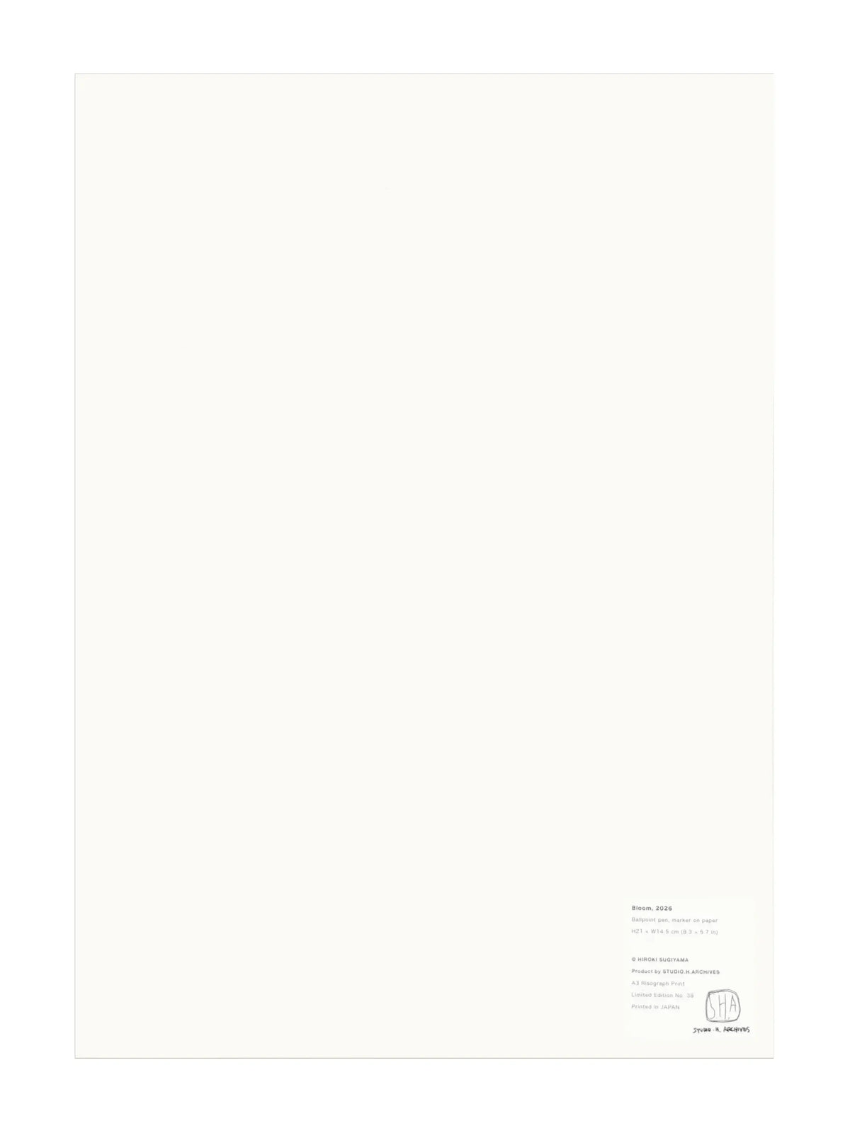 “BLOOM” LE POSTER
