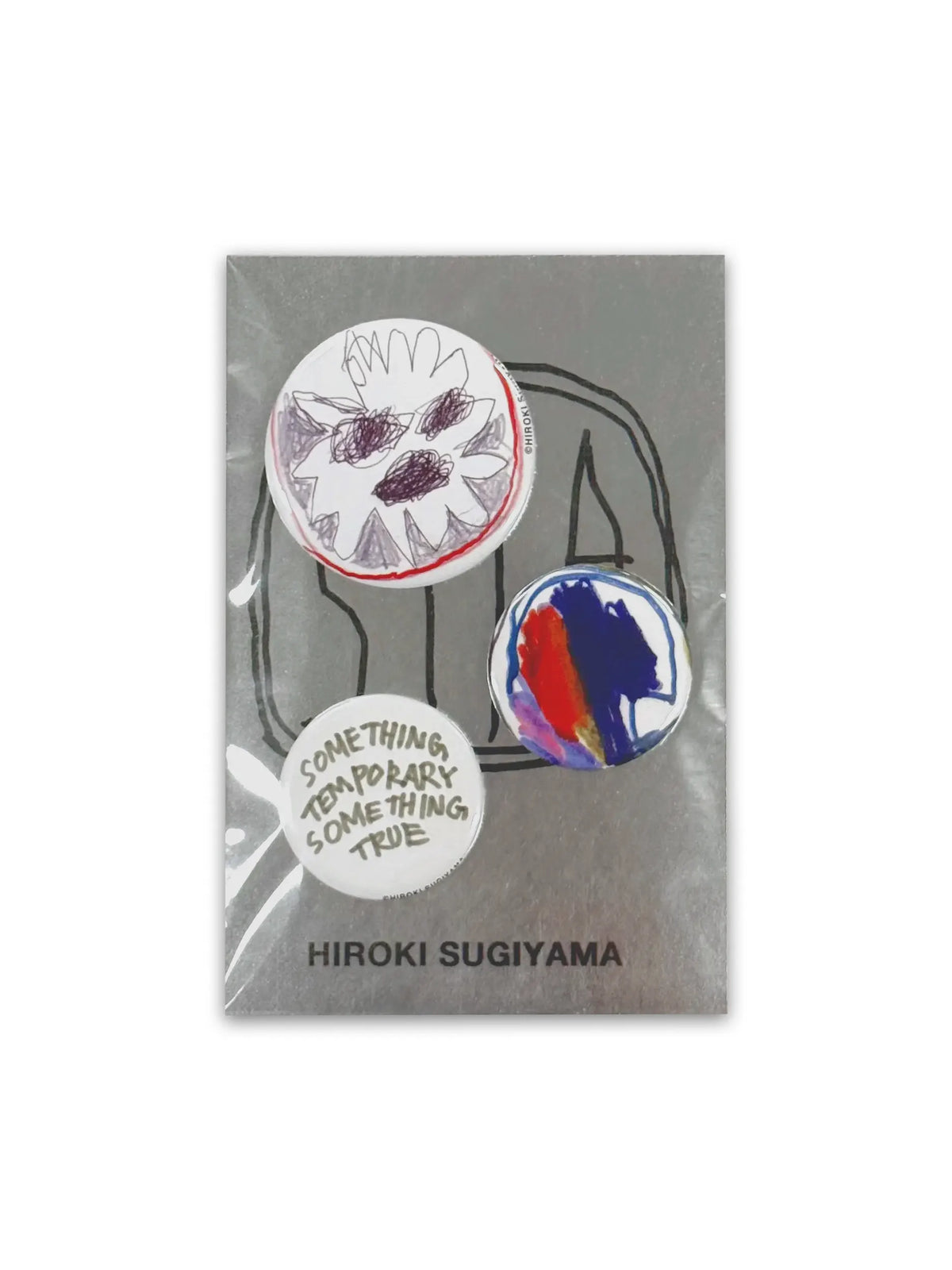 “UNTITLED” TIN BADGE 02