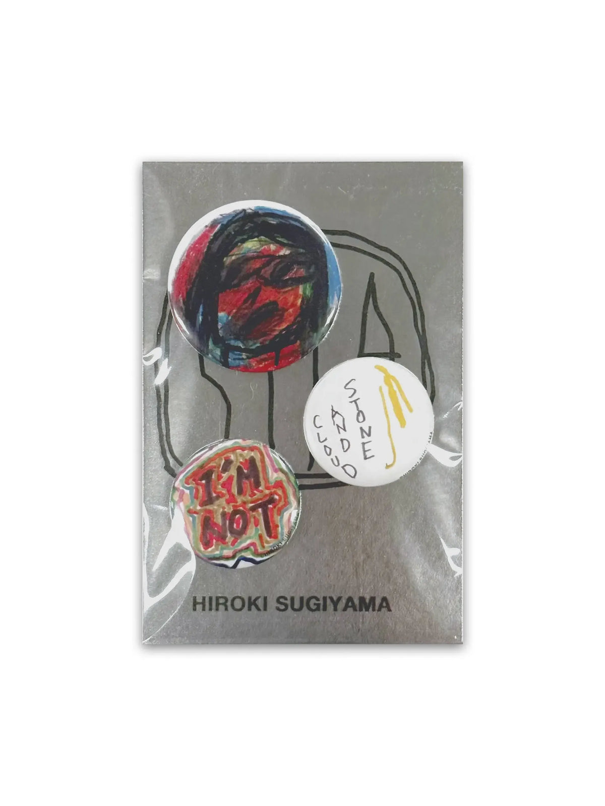 “UNTITLED” TIN BADGE 03