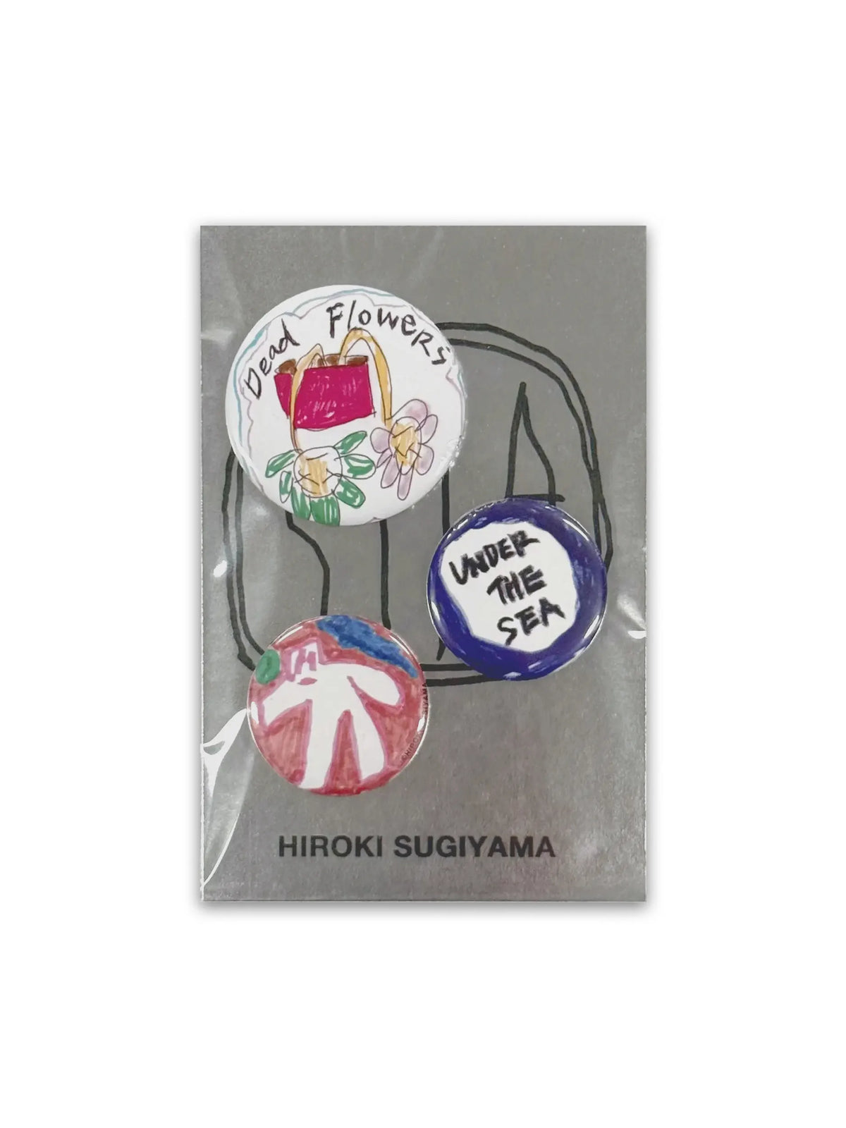 “UNTITLED” TIN BADGE 04