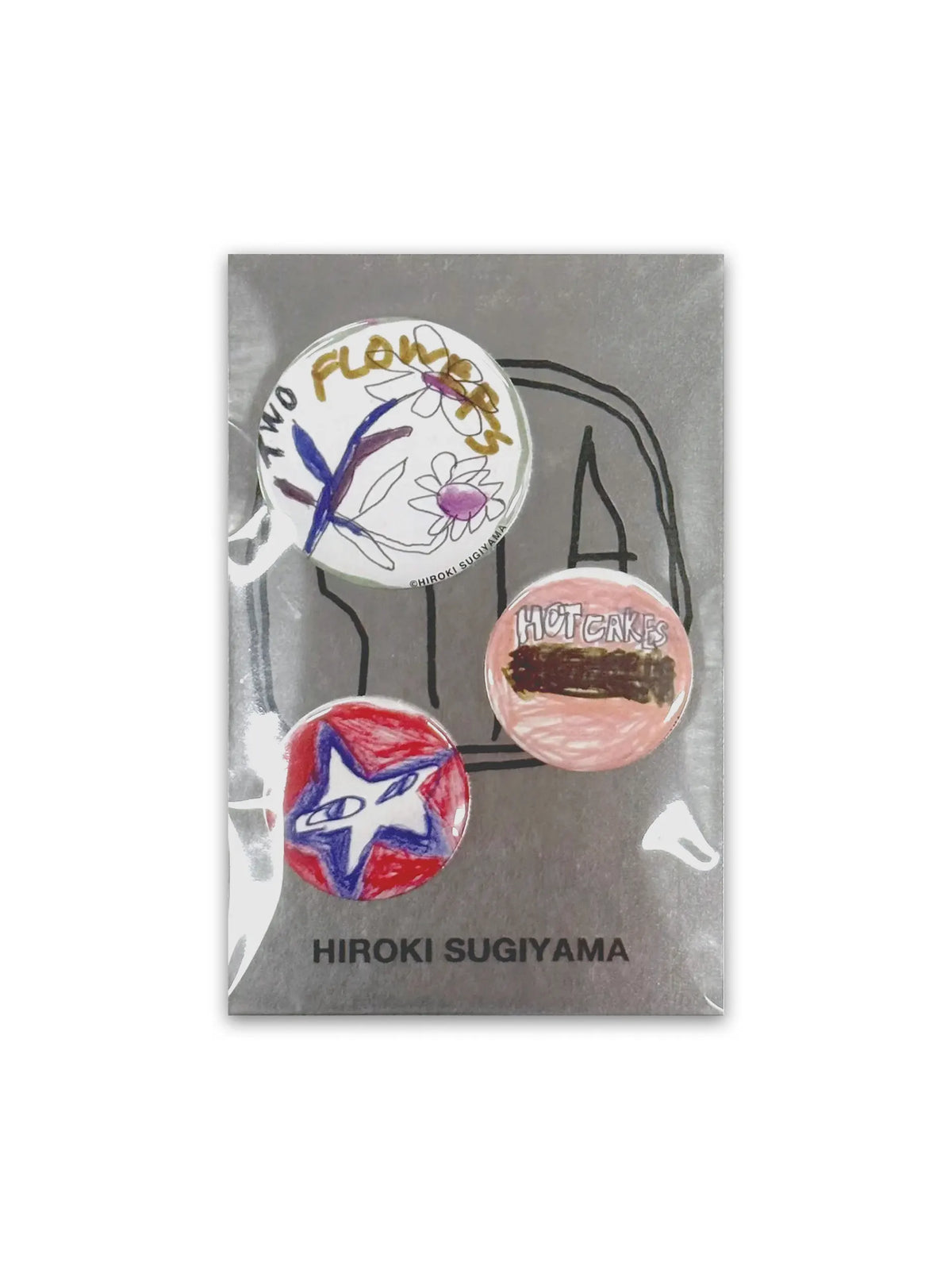 “UNTITLED” TIN BADGE 05