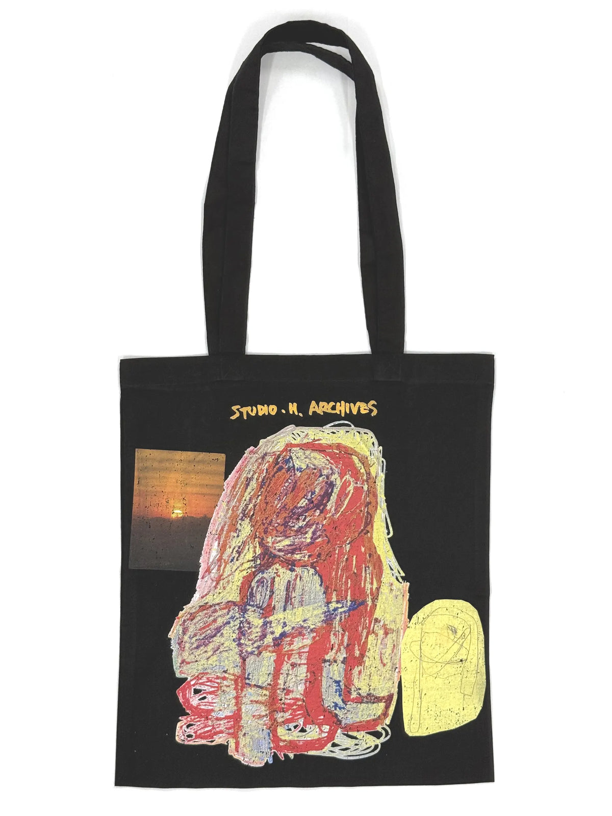 “SUNSET” TOTE BLACK
