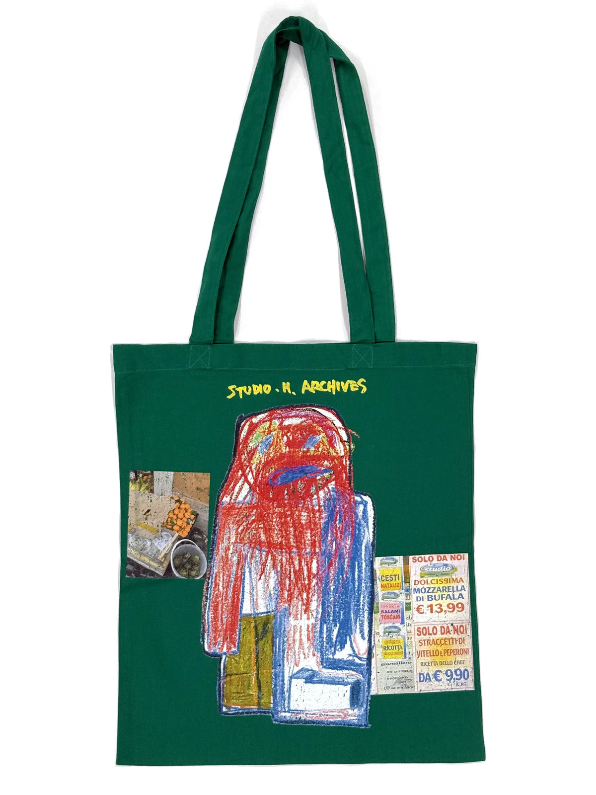 “TO MARKET” TOTE GREEN