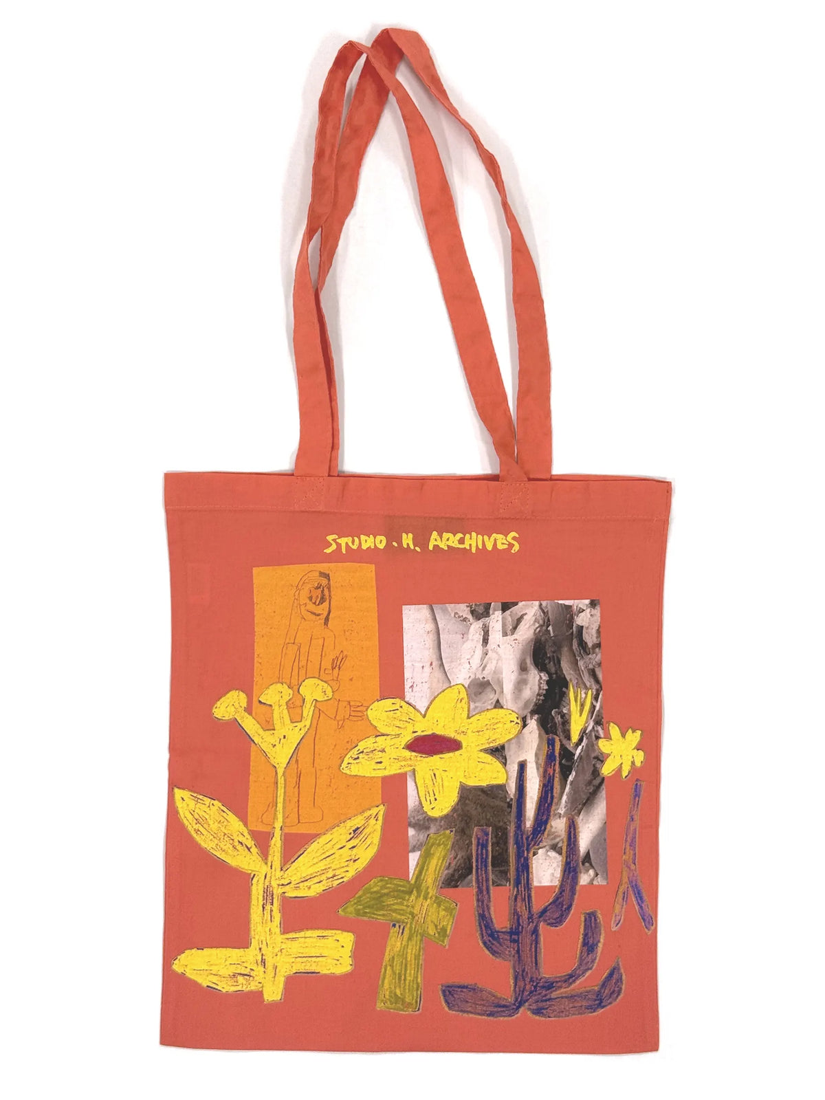 “WILDFLOWER” TOTE CORAL