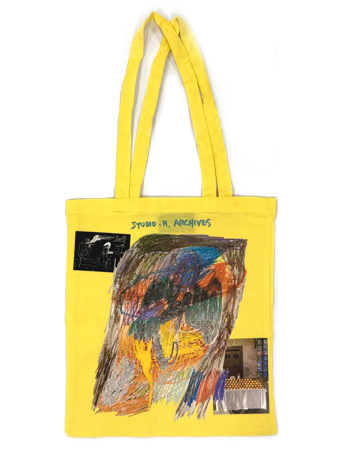 “RESIDUAL” TOTE YELLOW