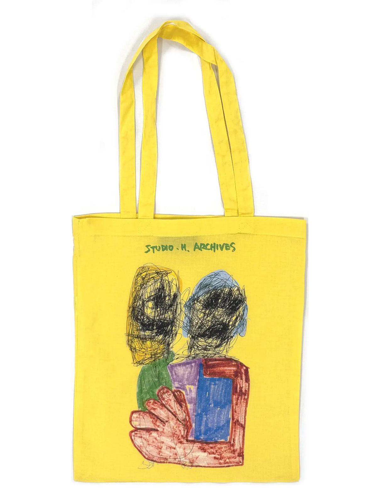 “TWO OF US” TOTE YELLOW